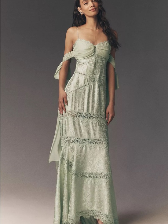 For Love And Lemons Dresses & Skirts - For Love & Lemons Rita Silk Maxi Gown